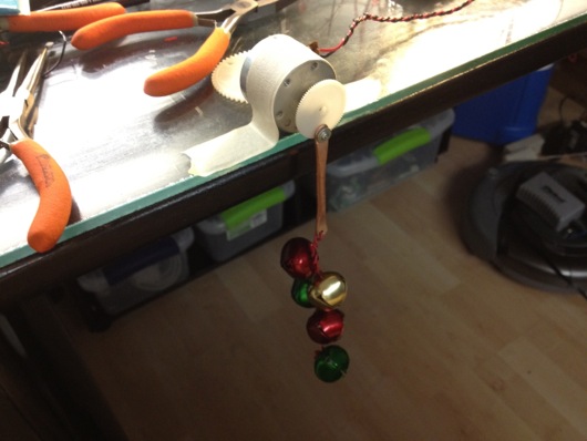 First attempt at mech-jingle bells First attempt at mech-jingle bells