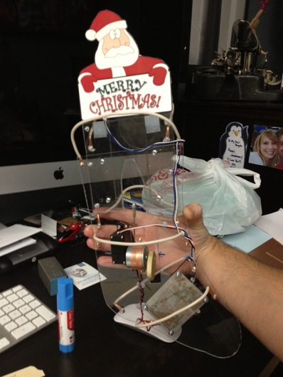 RoboStocking with SantaSign and RoboGuts RoboStocking with SantaSign and RoboGuts