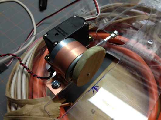Wood cam that vibrates jingle bells Wood cam that vibrates jingle bells