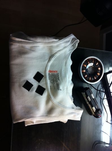 Completed kit, Velcro on shirt Completed kit, Velcro on shirt