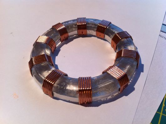 Genuine simulated copper windings Genuine simulated copper windings