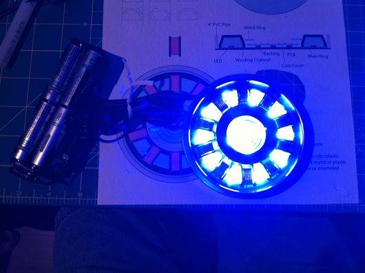 RT Mark II arc reactor replica powered up RT Mark II arc reactor replica powered up